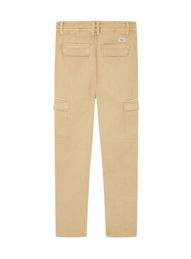 Calça Pepe Jeans Tadeo bege para menino