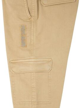 Calça Pepe Jeans Tadeo bege para menino