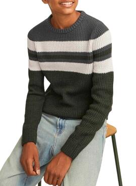 Camisola Jack and Jones Sander Verde para menino