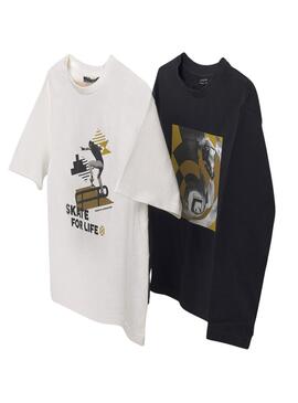 Conjunto Mayoral 2 Camisetas Urban Playground para menino