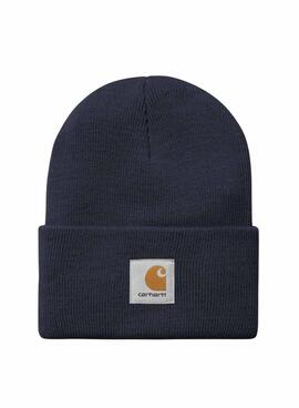 Gorro Carhartt Watch azul marinho para mulher e homem