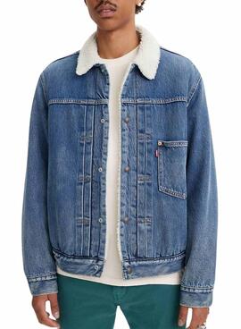 Jaqueta Levis Sherpa Trucker Tipo 1 para homem