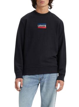 Sweatshirt Levis Graphic Mini Preta para homem