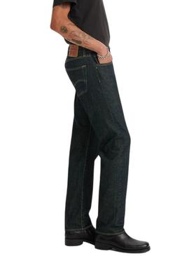 Jeans Levis 501 Denim Escuro para homem
