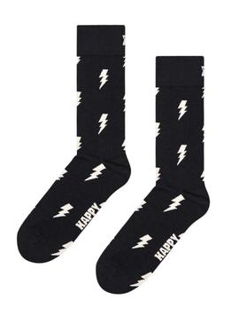 Maias Happy Socks Flash Pretos para Homem