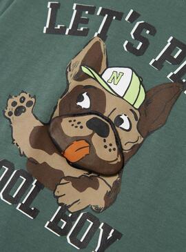 Sweatshirt Name It Robbin Verde para meninos