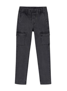 Calças Denim Mayoral Jogger Cinzas para meninos