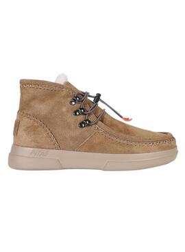 Botins Walkin Pitas Ontario Camel para mulher