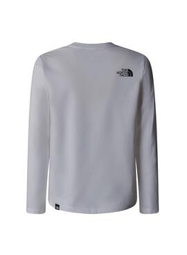 Camiseta The North Face Teen Easy Branca para meninas