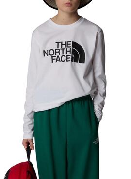 Camiseta The North Face Teen Easy Branca para meninas