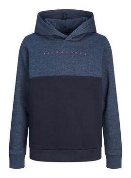 Sweatshirt Jack and Jones Blocked Azul para meninos