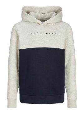 Sweatshirt Jack and Jones Blocked Branco para meninos