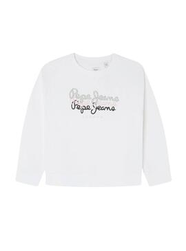 Sweatshirt Pepe Jeans Tinsley Branco para meninos