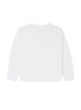 Sweatshirt Pepe Jeans Tinsley Branco para meninos