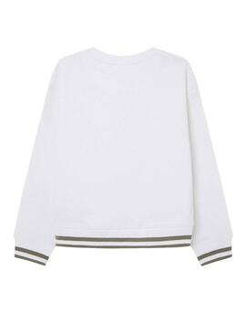 Moletom Pepe Jeans Telisa Branco para meninas