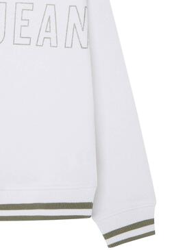 Moletom Pepe Jeans Telisa Branco para meninas