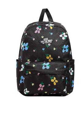 Mochila Vans Old Skool Grom Flores para crianças