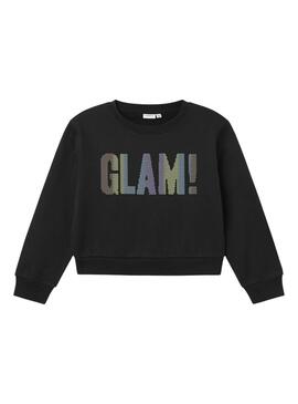 Moletom Name It Fruma Preto para menina