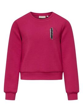 Moletom Only Mayra Rosa para menina