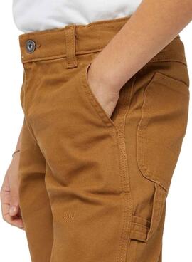 Calças Dickies Carpenter Camelo para menino