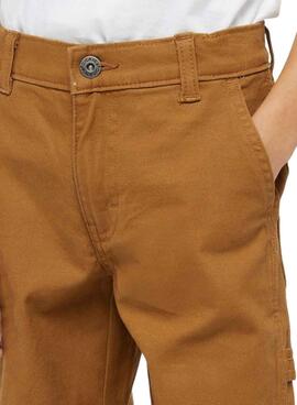 Calças Dickies Carpenter Camelo para menino