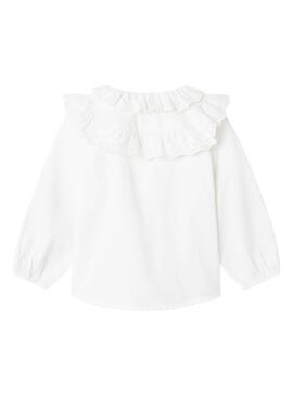 Camisa Name It Frahilla Branca para menina