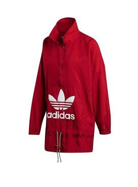 Blusão Adidas Vermelho para Mulher
