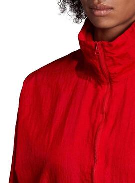 Blusão Adidas Vermelho para Mulher