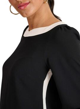 Camisa Naf Naf Mariona Preta para Mulher
