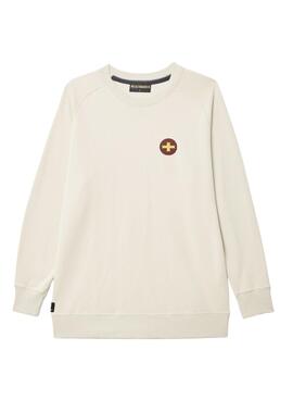 Sweatshirt Altonadock Cruz Bege para Homem