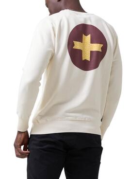 Sweatshirt Altonadock Cruz Bege para Homem