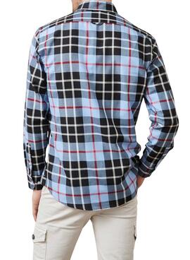 Camisa Altonadock Xadrez Azul para Homem