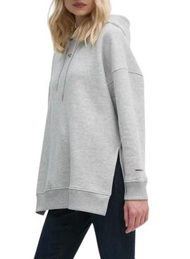 Moletom Pepe Jeans Fergie cinza para mulher