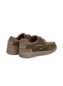 Sapatos Náuticos Walk In Pitas Omi Verde para Homem