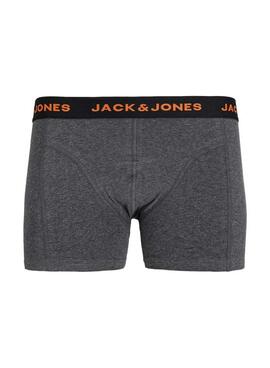 Pack de 3 Boxers Jack and Jones Multicolor Logo para Homem