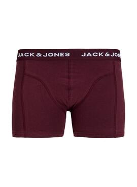 Pack de 3 Boxers Jack and Jones Multicolor Logo para Homem