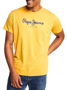 T-Shirt Pepe Jeans Eggo Amarelo Homem