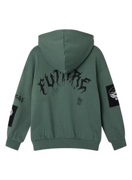 Sudadera Name It Stroels Verde para Menino