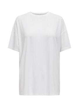 Camiseta Only Melina Branca para Mulher
