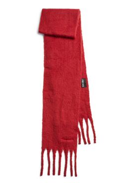 Cachecol Pieces Nilea Longo Vermelho para Mulher