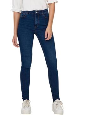 Jeans Only Druna Skinny Azul para mulher