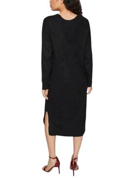 Vestido Vila Vima Malha Preto para mulher