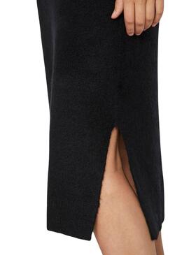 Vestido Vila Vima Malha Preto para mulher