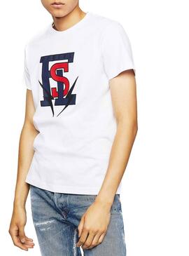 T-Shirt Diesel T-Diego-B3 Branco Homem
