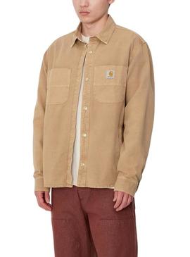 Camisa de sobre Carhartt Conro camel para homem.