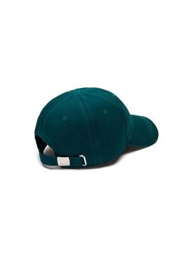 Viseira Lacoste Big Croc Verde para Homem