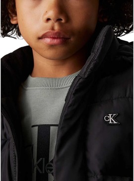Casaca Calvin Klein Essential Puffer Preto Menino