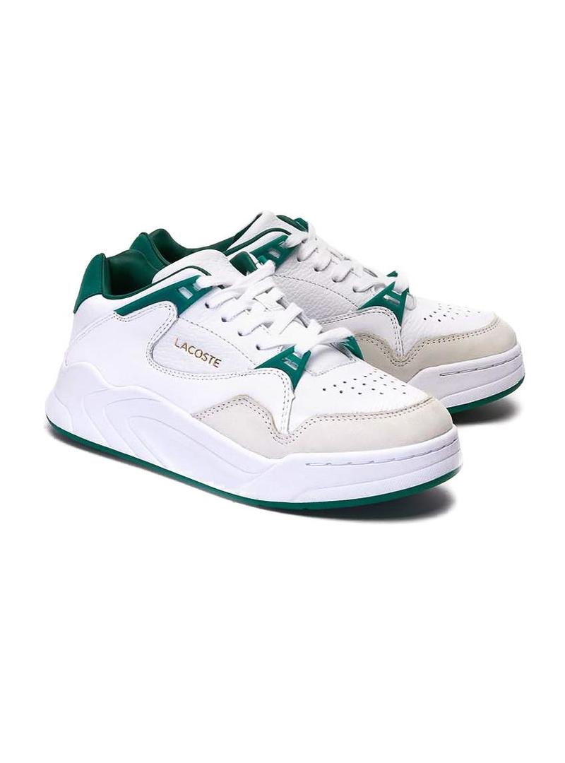 Sapatilhas Lacoste Court Slam Branco Verde Mulher