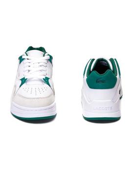 Sapatilhas Lacoste Court Slam Branco Verde Mulher