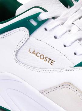 Sapatilhas Lacoste Court Slam Branco Verde Mulher